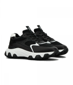 Hyperactive Allacciato Black Sneaker