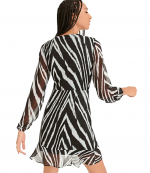 DKNY Black White Dress