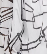 DKNY White Black Top