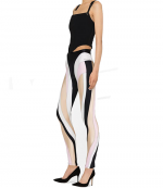 Black/Pink/Powder Multicolor Spiral Legging