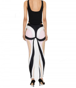 Black/Pink/Powder Multicolor Spiral Legging
