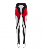 Black/Red/Snow Multicolor Spiral Legging