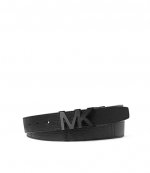 31MM Reversible Black/Brown MK Buckle Belt