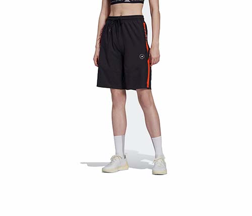 Adidas By Stella McCartney Black Woven Shorts