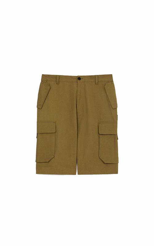 Kenzo Olive Cargo Shorts
