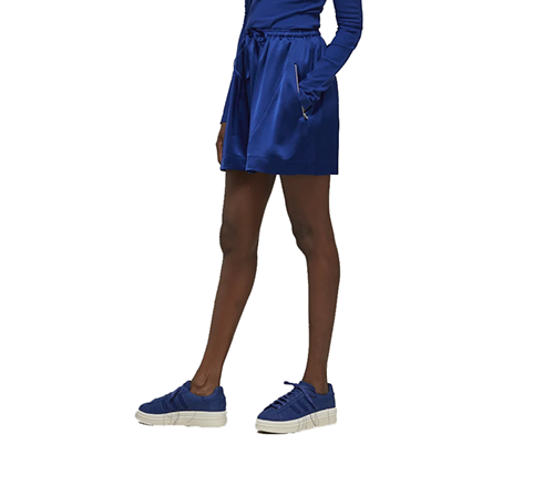 Y-3 Royal Blue Tech Silk Shorts