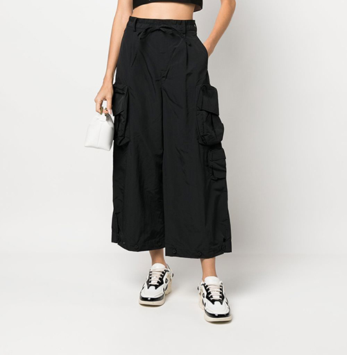 CR BLK NYL CU Pants
