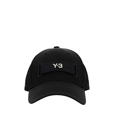 Y-3 BLK Webbing Cap