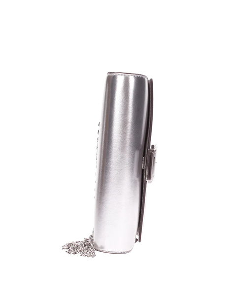 Silver MK Clutch
