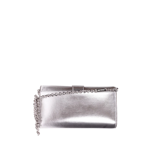 Silver MK Clutch