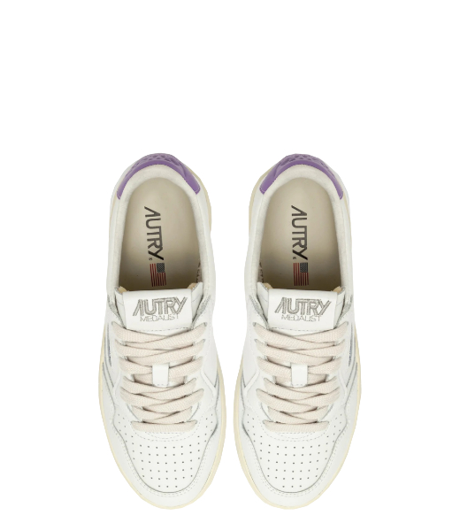 Medalist Low Wom Leat/Leat White/Engl Lavender sneaker