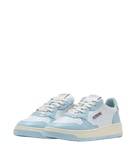 Medalist Low Woman Leather/Leather White/St Blue Sneaker