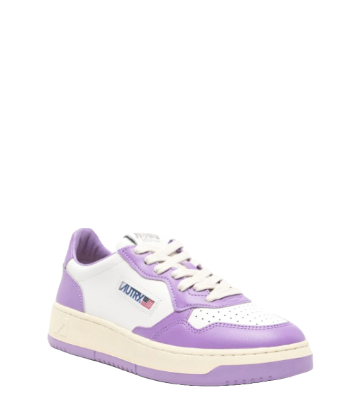 Medalist Low Woman Leather White Eng Lavender Sneakers