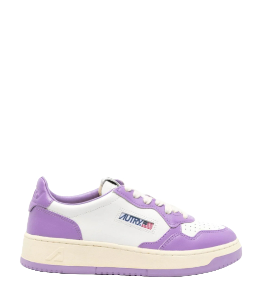 Medalist Low Woman Leather White Eng Lavender Sneakers