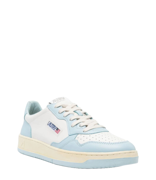 Medalist Low Man Leather/Leather White/St Blue Sneaker