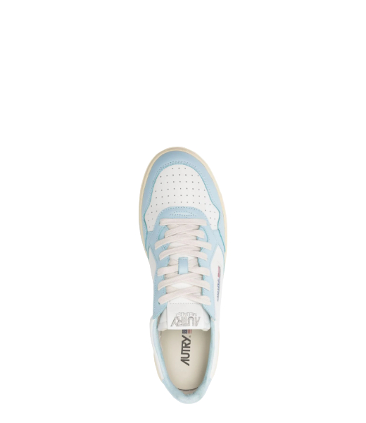 Medalist Low Man Leather/Leather White/St Blue Sneaker