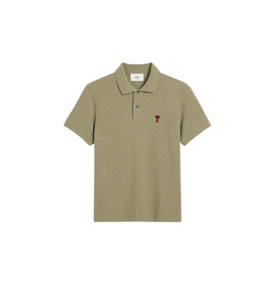 Red Ami De Coeur Sage Pique Polo Shirt