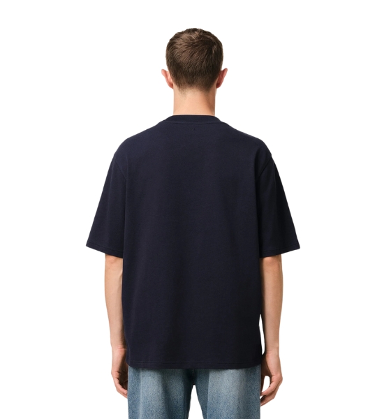 Navy Blue T Shirt With Ami De Coeur Patch
