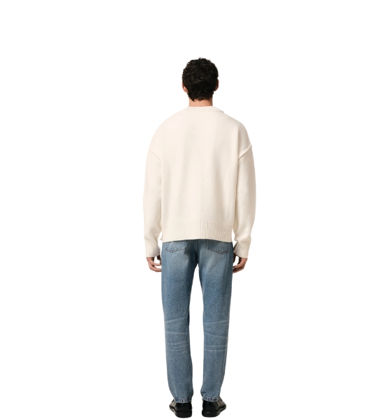 Off White Ami De Coeur Wool Merino Cardigan