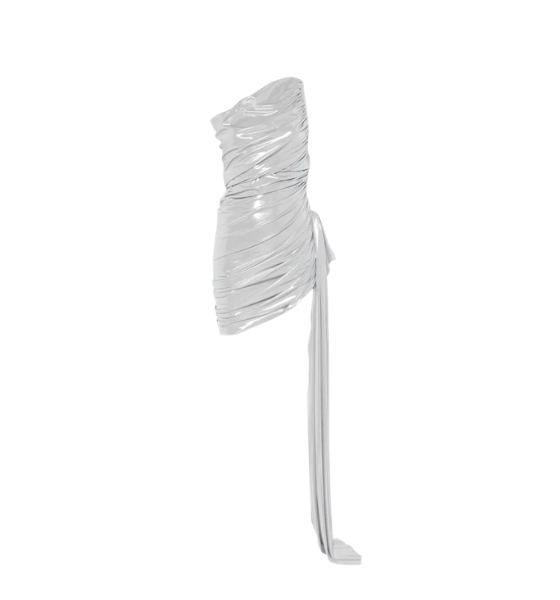 Silver Pickleball Diana Dress w/ Bow