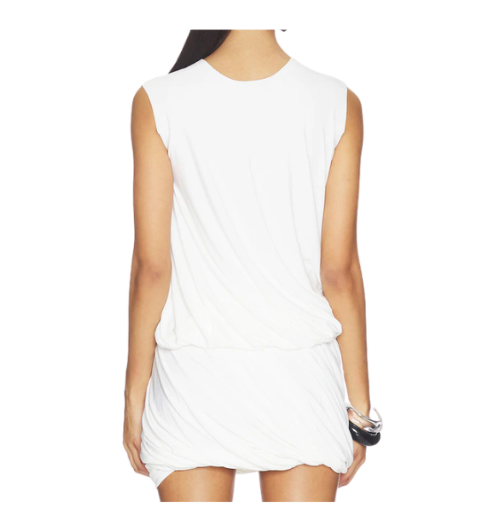 White Sleeveless Twist Top