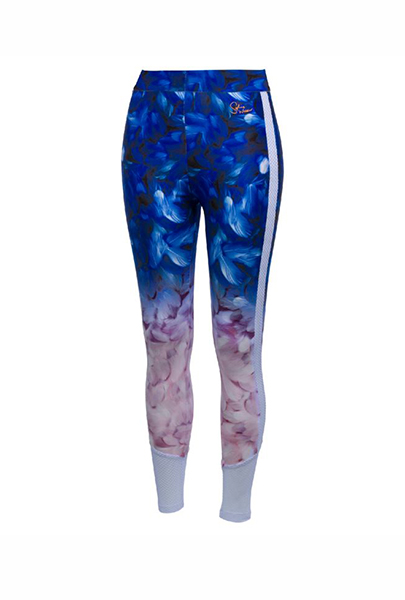 SOPHIA WEBSTER TIGHT ILLUSION BLUE LEGGINS
