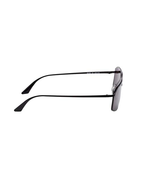 Black Metal White Logo Grey Lens Ballenciaga Eyewear