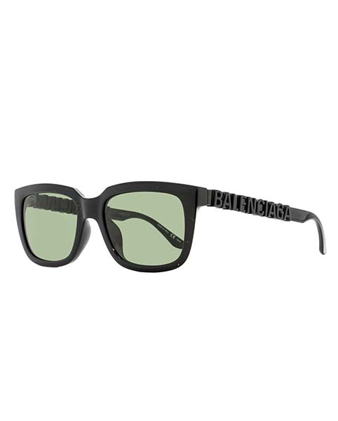 Black Logo Relief Balenciaga Eyewear