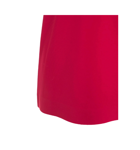Red Drop Shoulder Top