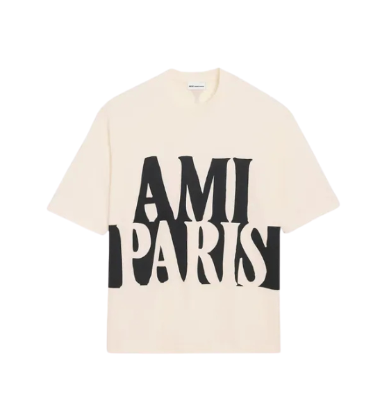 White Cream Oversized Short Sleeve Boxy T-Shirt
