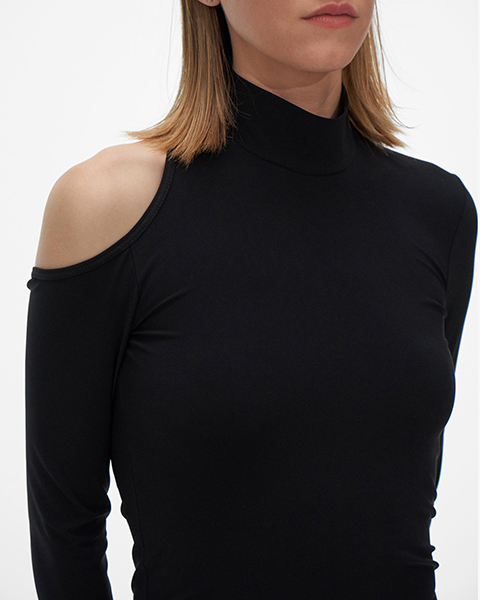 HELMUT LANG BK CUTOUT DRESS.SEAM