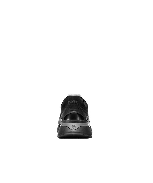 Miles Scuba Suede Black Trainer