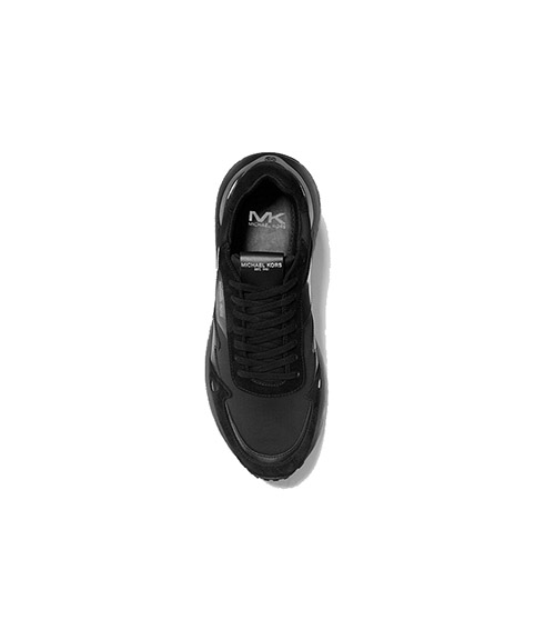 Miles Scuba Suede Black Trainer