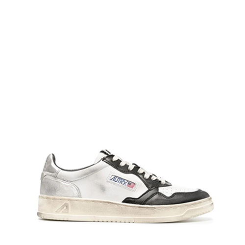 Autry WHT/BLK Sup Vintage Men Low