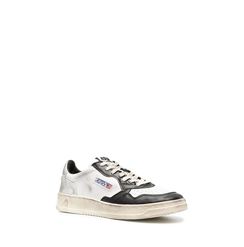 Autry WHT/BLK Sup Vintage Men Low