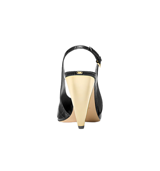 Chocolate Leather Electra Sling Pump