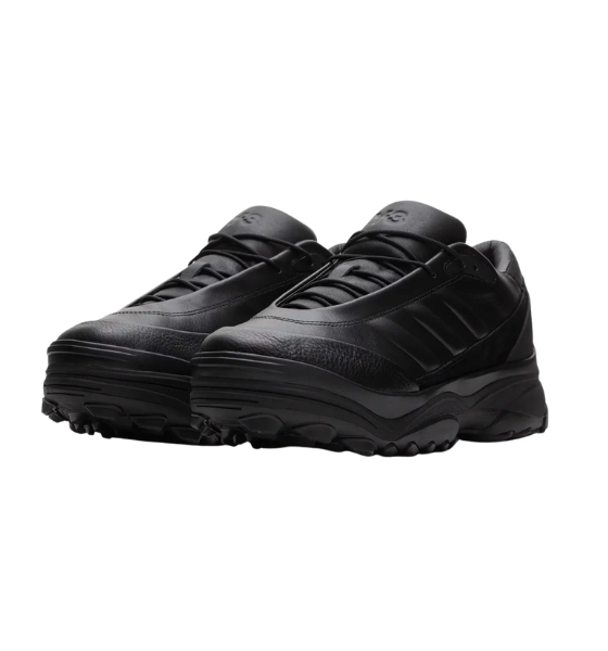 Black Leather Y-3 Gsg9 Low