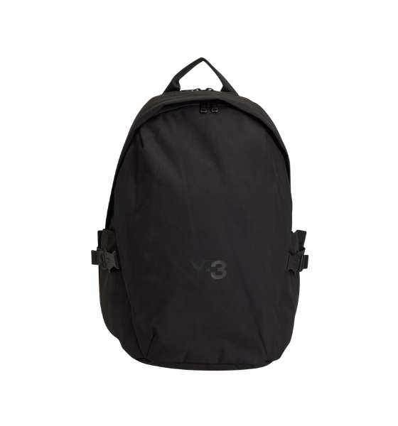 Black Y-3 Stapl Backpack
