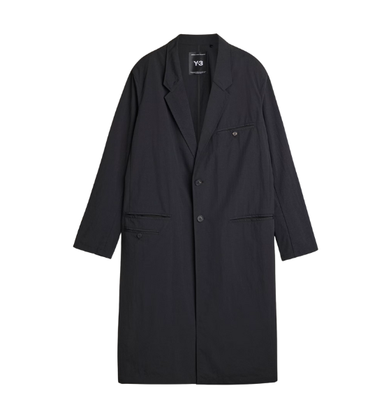 Black M Nylon Coat