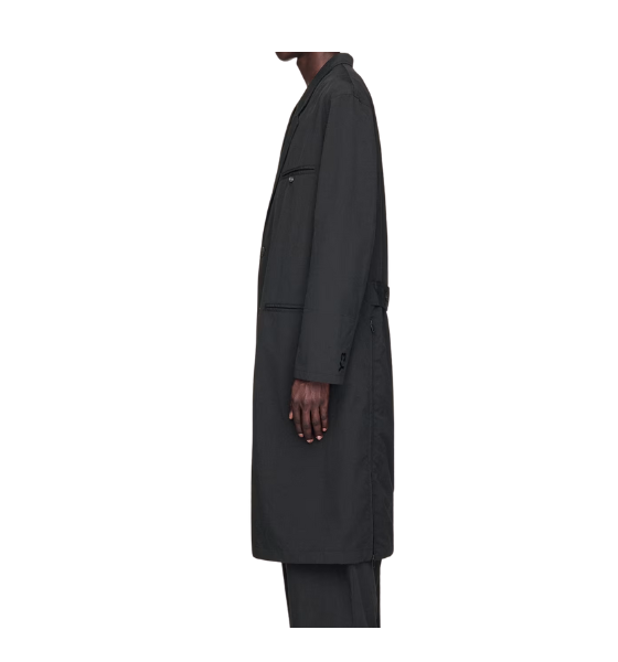 Black M Nylon Coat