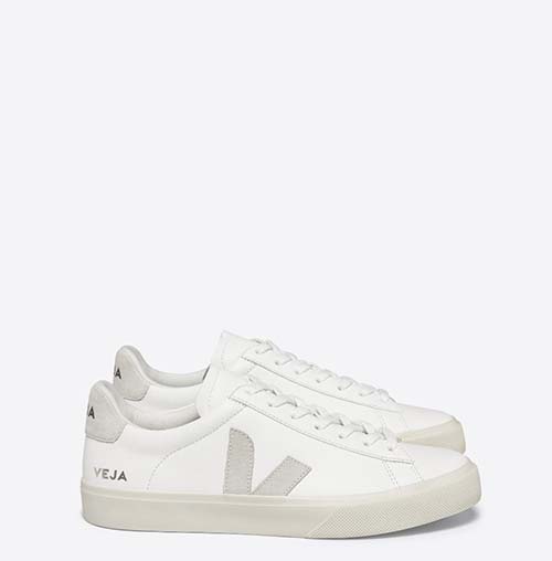 Campo Chromefree Leather White Sneakers