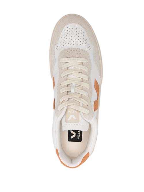 V-90 Leather White/Umber Sneakers