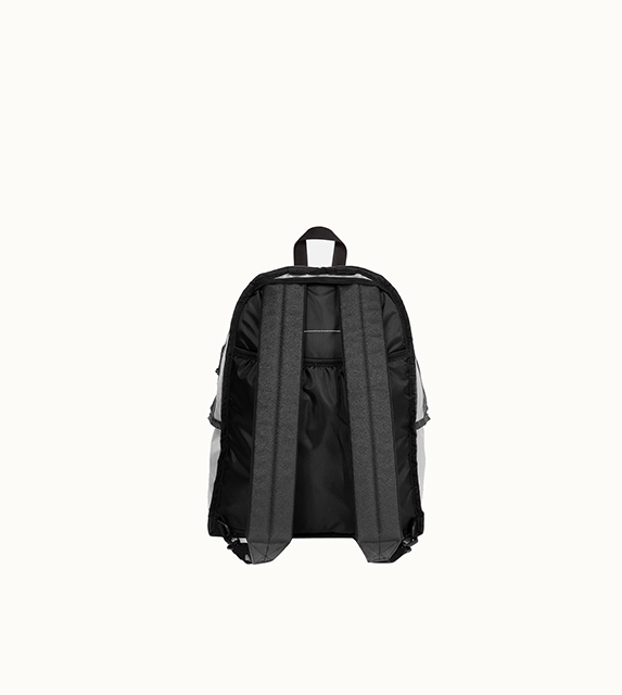 White- Red Reversible Backpack