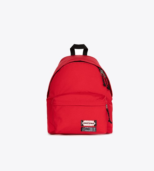 White- Red Reversible Backpack