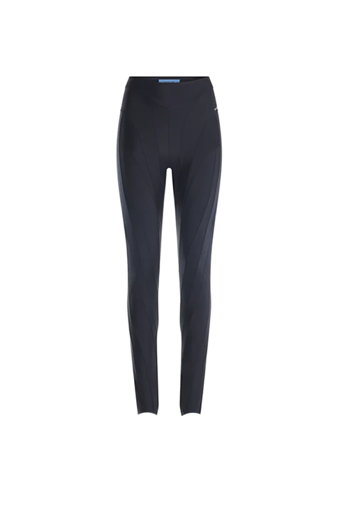 Black Spiral Leggings