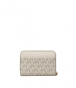 Vanilla Cream Jet Set Charm Card Wallet