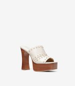 Jagger Light Cream Platform Mule