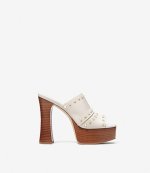 Jagger Light Cream Platform Mule