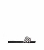 Black Anya Crystal Flat Slide