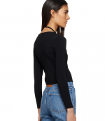 Twinset Hybrid Bikini Cardigan With Crystal Logo